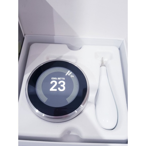 Google Nest 3rd Gen Learning Thermostat A0013 - Picture 2 of 7